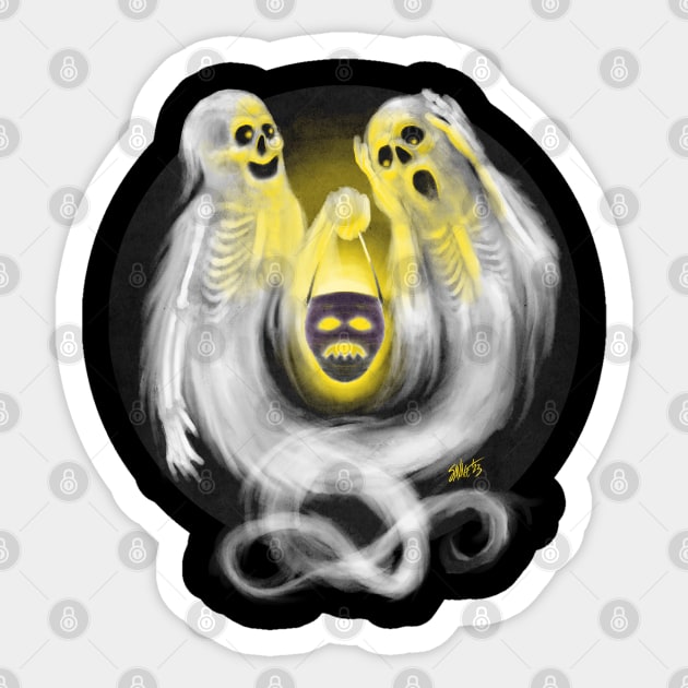 FrightFall2023: LANTERN Sticker by Chad Savage